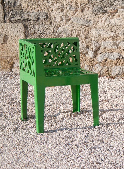 Green chair, Corten Style Collection